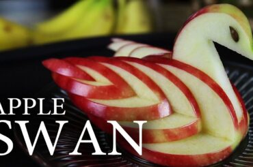 How to Make an Edible Apple Swan!