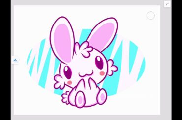 Lets draw a cute Rabbit!! Adobe fresco On ipad Pro!!