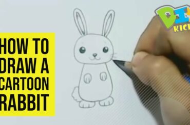 How to Draw a Cute Cartoon Rabbit - DIY