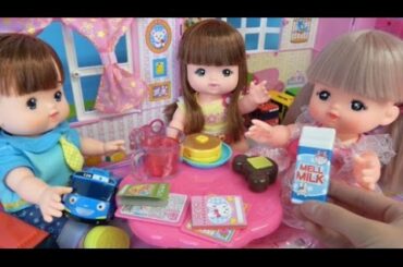 Baby dolls friends house rabbit vacuum cleaner play, Tayo & Thomas toys