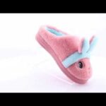 Pinklotus Shop  Kid Slippers Cute Rabbit Girls Boys Winter Warm Comfort Home Shoes