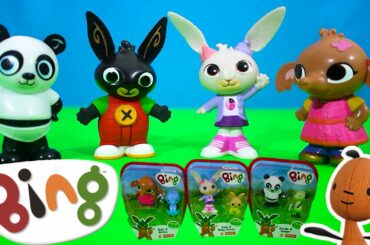 Bing Bunny and Friends Character Figures Complete Cast Collection | Kids Play O'Clock Toys Review