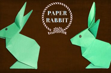 How To Make a Paper Rabbit (Bunny) - Easy Origami Animal Making.