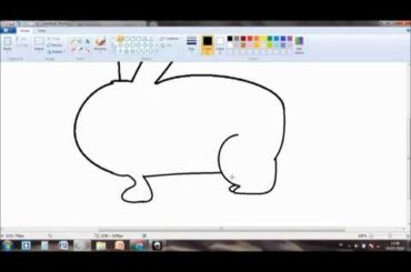 Drawing A Cute Rabbit Eating A Vegetable! - Speedpaint Series