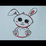 How To Draw A Cute Bunny Rabbit || Cute Bunny Rabbit Step By Step || Easy Bunny Rabbit Drawing