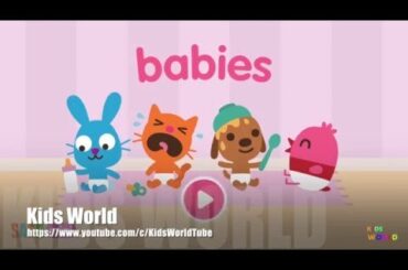 Sago Mini Babies, Cute Baby Kitty, Dog, Rabbit, Bird