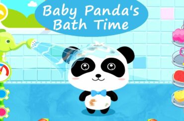 Baby Panda's Bath Time | BabyBus Games For Kids