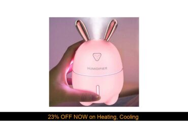 300ml USB 3 In 1 Cute Rabbit Shaped Air Humidifier With LED Night Light Fan Aromatherapy Machine Sp