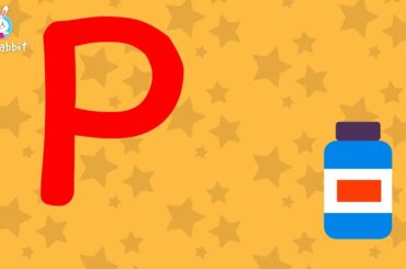 P Is For Paint | Alphabet | Upper Case | Animated Video | English | Ria Rabbit