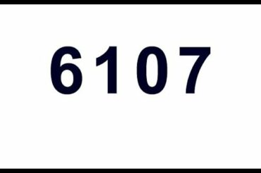 How to draw a cute Rabbit from 6107 number | step by step for kids