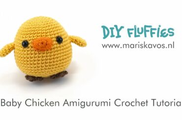 Baby Chicken Amigurumi Tutorial for Beginners English