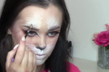 02 Cute Halloween Makeup, Easy Halloween Makeup, Lioness Makeup, Bunny Makeup, Minnie Mouse Makeup