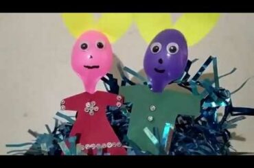 How to make cute bunny couple|| Spoon craft