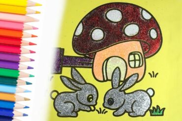 Cute bunnies sim coloring