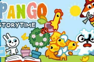 Bunny grows Fruits, Squirrels Baby Chicks & Fireman Fox in Pango Storytime
