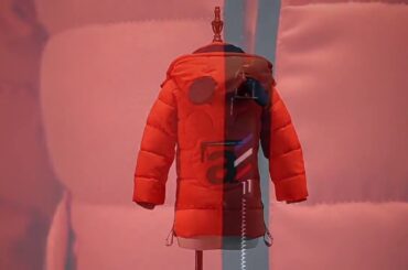 Aliexpress Cute three dimensional rabbit small and medium sized boy down jacket with flame retardant