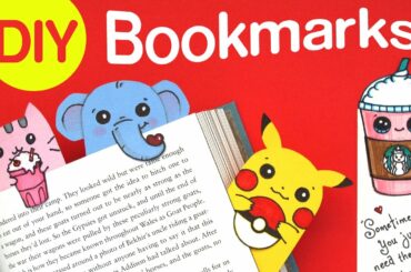 How to Make a Bookmark Cute and Easy - DIY Cute Paper Craft