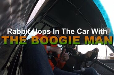 Rabbit hops in the car with the Boogie Man - Rabbit's Used Cars