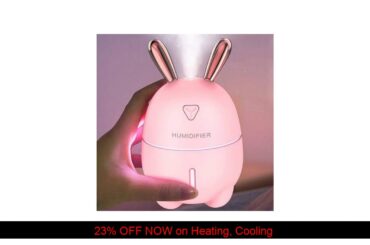 300ml USB 3 In 1 Cute Rabbit Shaped Air Humidifier With LED Night Light Fan Aromatherapy Machine Sp