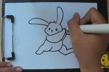 how to Draw cute rabbit