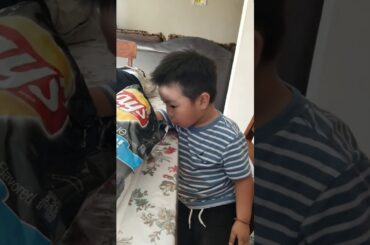 Cute babies having fun