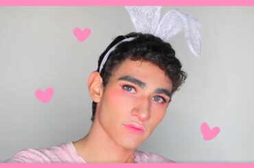 Cute Bunny Halloween Makeup Tutorial