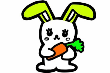 BUNNY RABBIT drawing and coloring for kid's || cute bunny