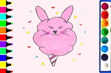 How To Draw Cute Rabbit Ice Cream For Kids