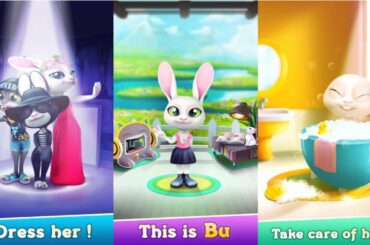 Bu the Baby Rabbit - Virtual pets care game Android Gameplay