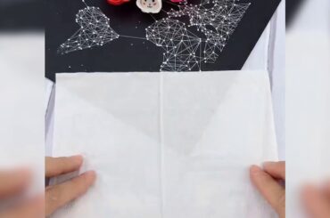 How to make a cute bunny with tissue paper 🐰