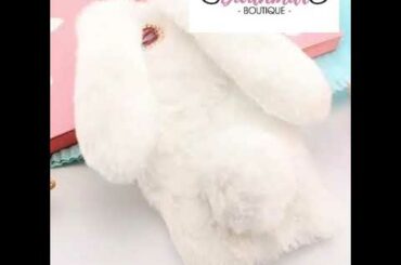 Estuche para teléfono lindo conejito/ Étui pour téléphone mignon lapin/ Cute rabbit phone case.