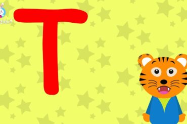 T Is For Tooth | Alphabet | Upper Case | Animated Video | English | Ria Rabbit