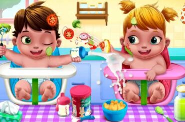 TAKING CARE OF BABY FUNNY |  BABY TWINS CARE NEWBORN