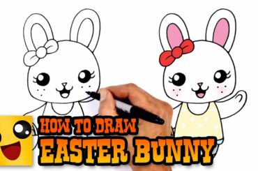 How To Draw Easter Bunny | Art Tutorial
