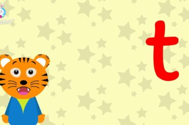 t Is For tooth | Alphabet | Lower Case | Animated Video | English | Ria Rabbit