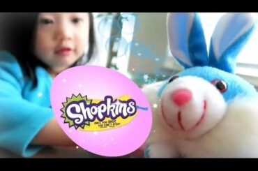 SHOPKINS FOOD FAIR in a Purple SURPRISE EGG🥚 + Bubbles Fun 🐰
