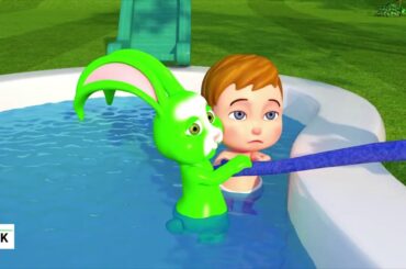 Baby shopping with rabbit – funny baby naughtiness with rhymes #cocomelon #babyvideos
