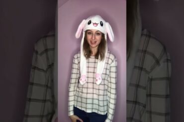 Tik Tok cute controllable Rabbit Hat!!