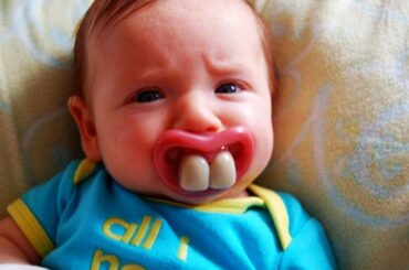 Cute Baby and Pacifier- Funny Baby Videos