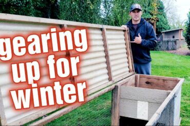 Pasture Rabbit & Chicken Tractor | Winter Preps