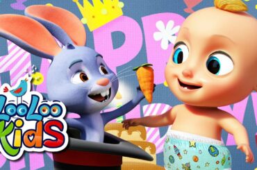 Happy Birthday 🎉 Birthday Song for Children | LooLoo Kids