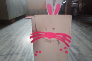 How to make a cute rabbit paper bag