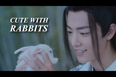 Wei Wuxian and others  - Cute with rabbits