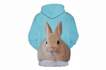 Cute Rabbit Face 3D - Sweatshirt, Hoodie, Pullover