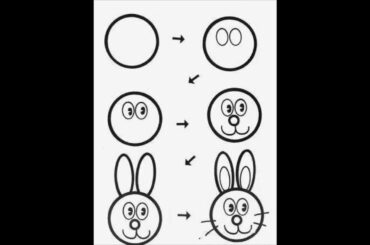 Rabbit (( How to draw a Rabbit 🐇))