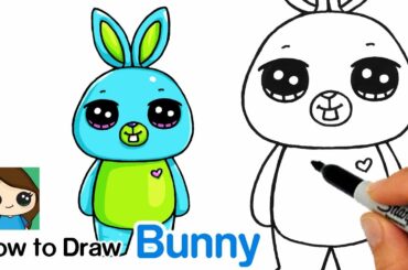 How to Draw Bunny Easy | Toy Story 4