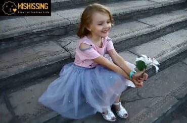 2 Piece Little Girl Cute Bunny T shirt & Skirt Set Wholesale