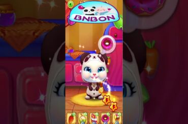 Feed the cute Panda Baby 🐧🐧🐼🐼🐼🐼🐸💚💜💛❤️😍 cute Baby