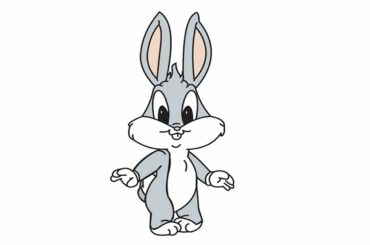 How to Draw Baby Bugs Bunny (Looney Tunes)