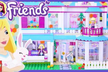 Lego Friends Stephanie's House Build Setup Review - Kids Toys